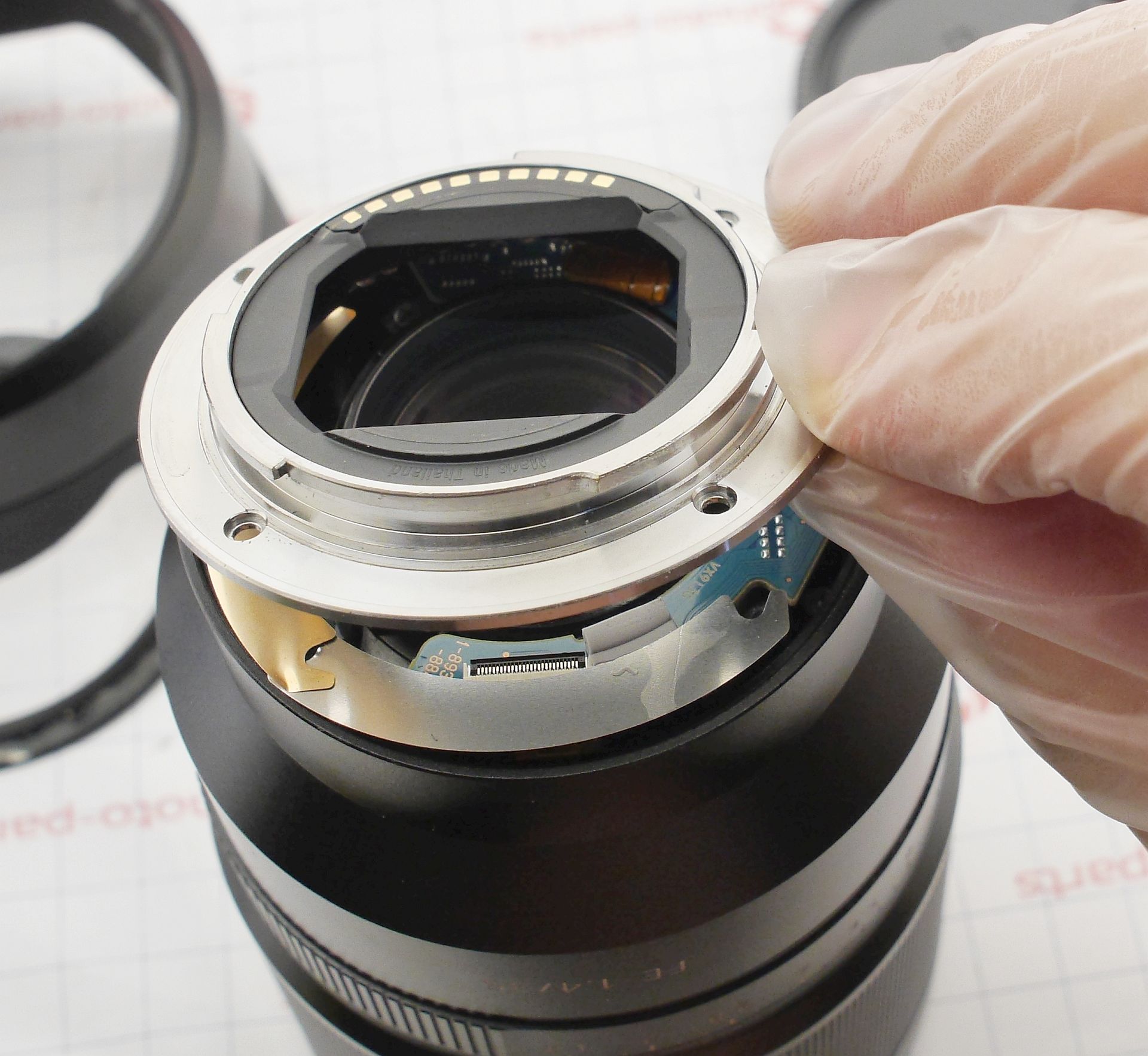 Sony FE 35mm 1.4ZA ремонт мотора фокусировки и странности